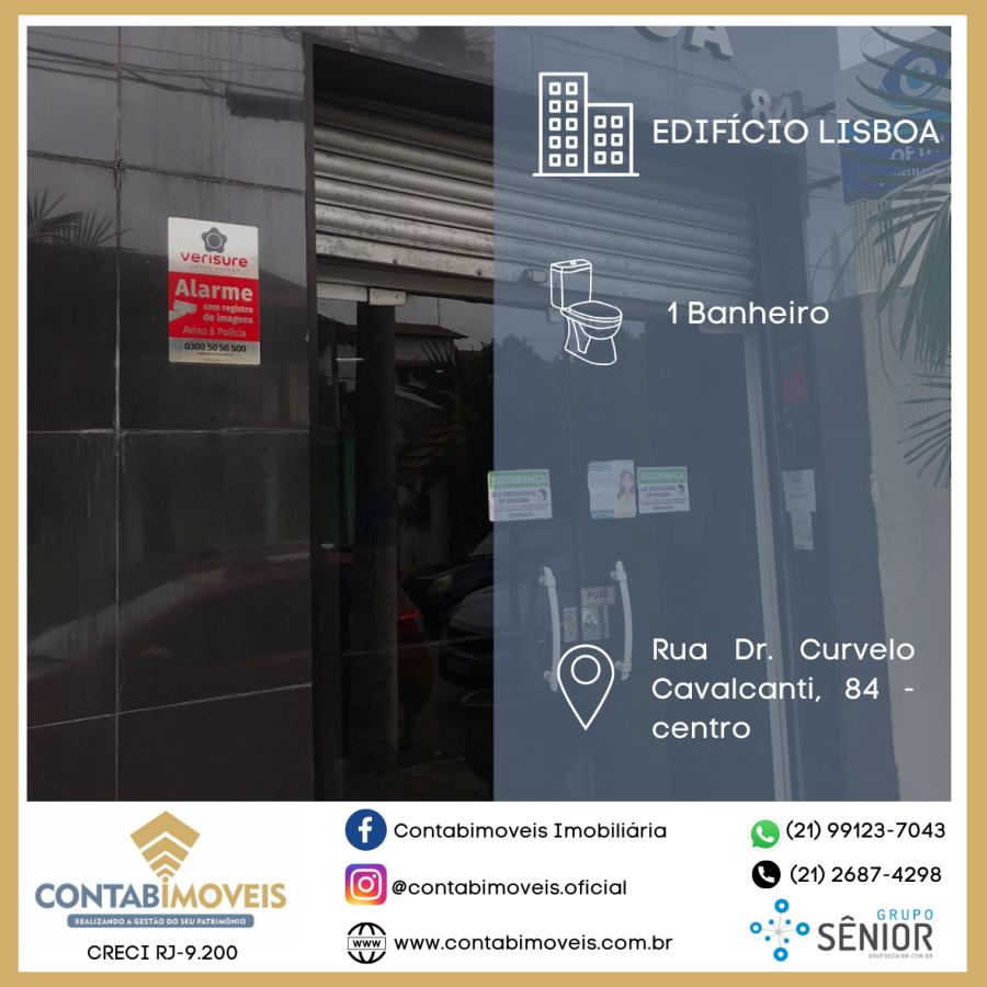 Sala Comercial Para Locação Itaguaí Rj Bairro Centro 1 Banheiro 7728